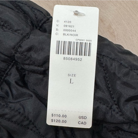 NWT Anthropologie Maeve Quilted Mini Skirt Black Women's Large - Picture 8 of 14